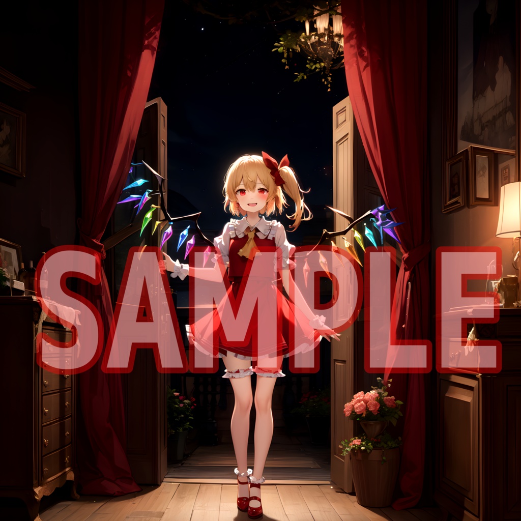 アクリルブロック⑧ 『フランドール・スカーレット(東方プロジェクト)』