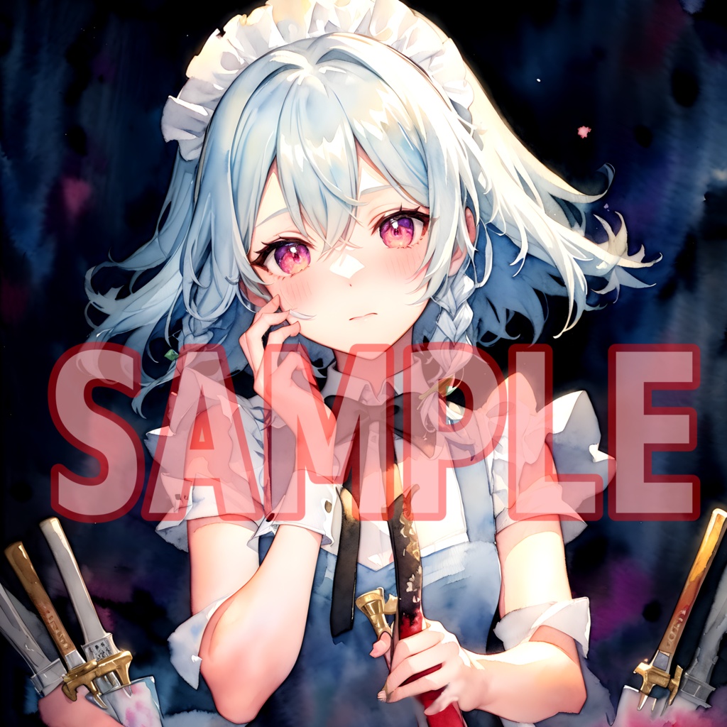 アクリルブロック⑫ 『十六夜咲夜(東方プロジェクト)』