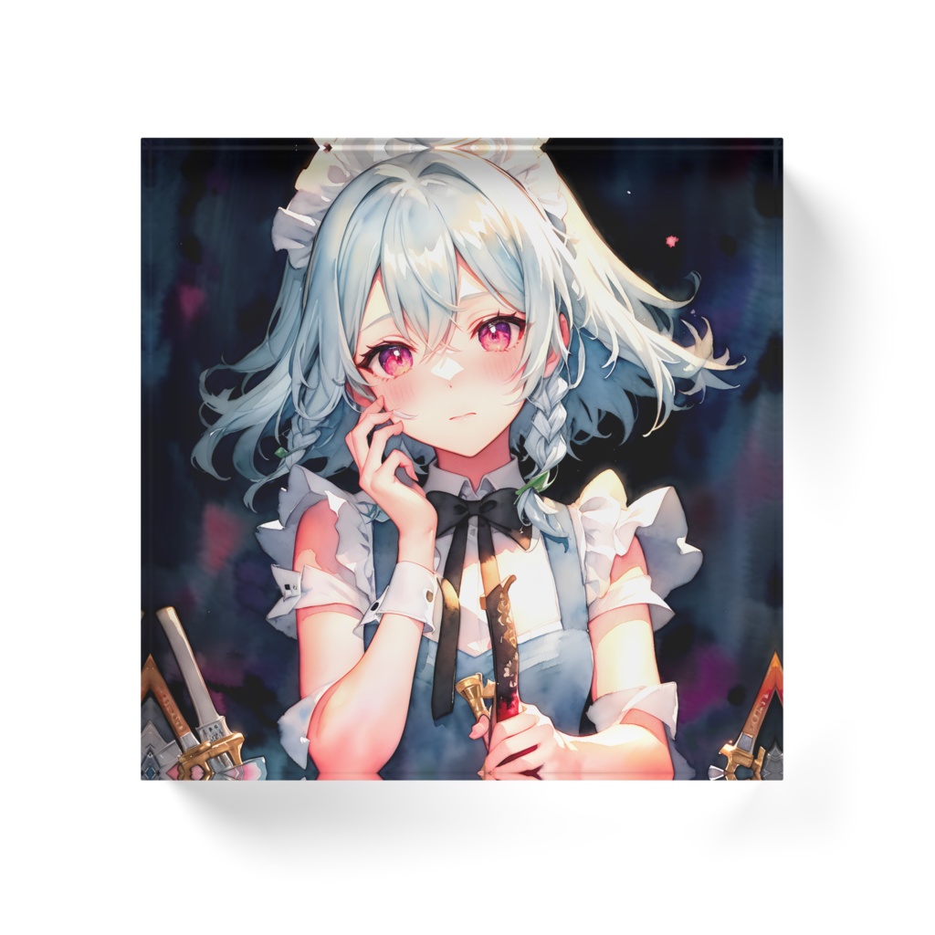 アクリルブロック⑫ 『十六夜咲夜(東方プロジェクト)』