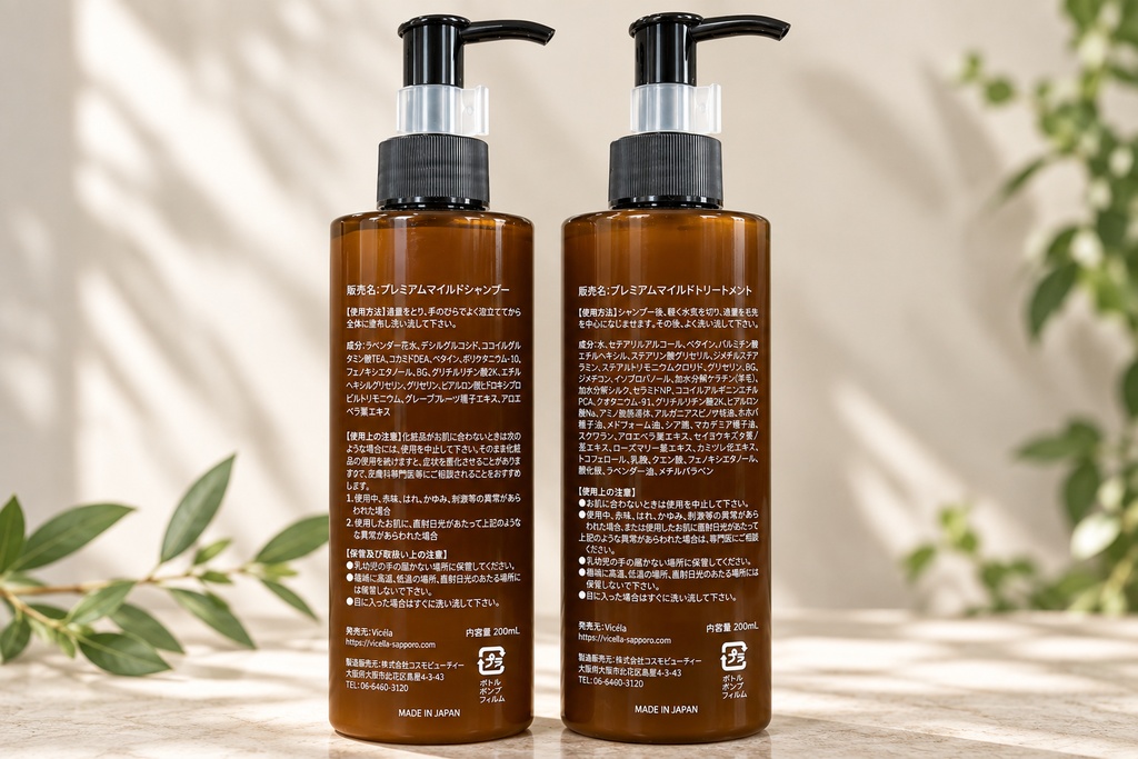 Sugami Shampoo & Treatment Set|美容師がつくったヘアケアセット 200mL×2