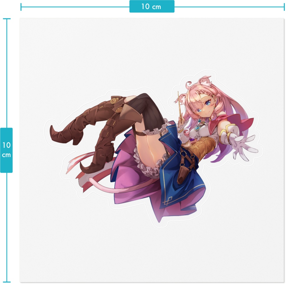 ねこっくす猫派 ステッカー