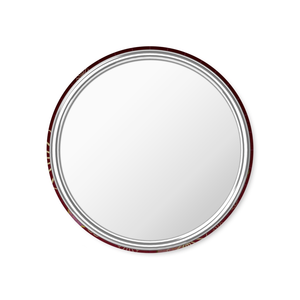 和傘缶ミラー《紅》