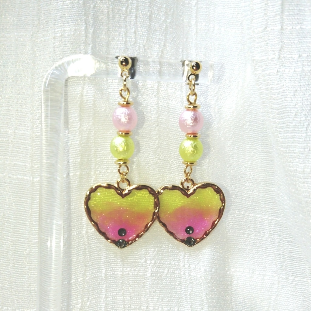 【鬼滅】甘露寺蜜璃 イメージ アクセサリー ピアス