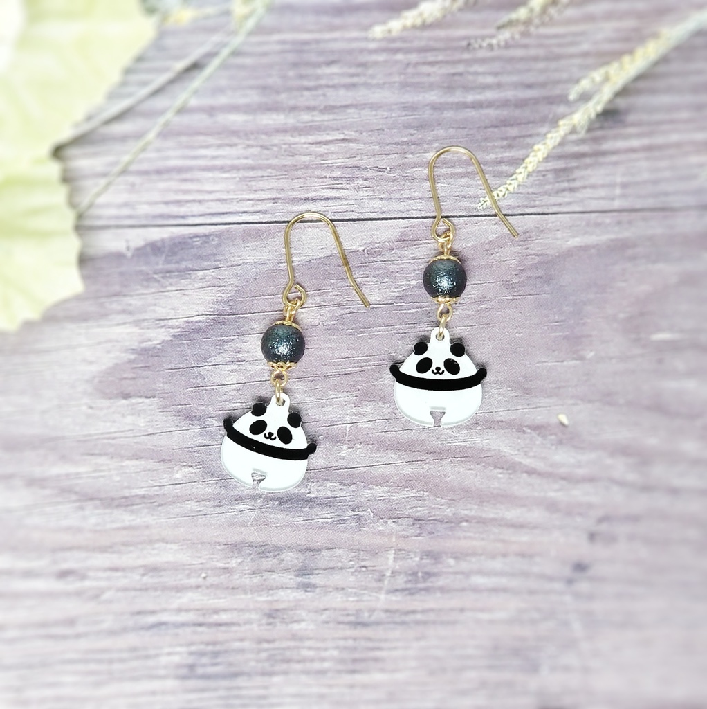【呪廻】 パンダ先輩 イメージ ピアス/イヤリング