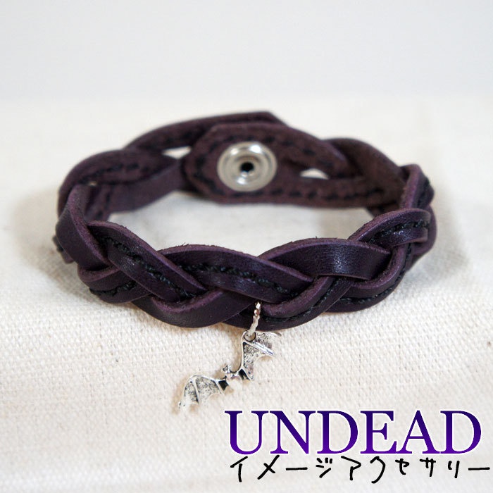 【あんスタ】UNDEAD イメージ レザー ブレスレッド