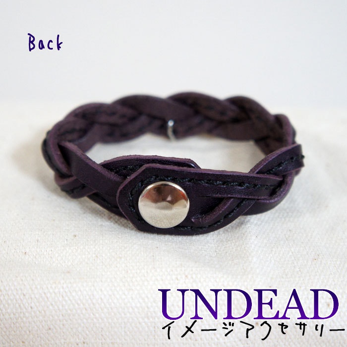 【あんスタ】UNDEAD イメージ レザー ブレスレッド