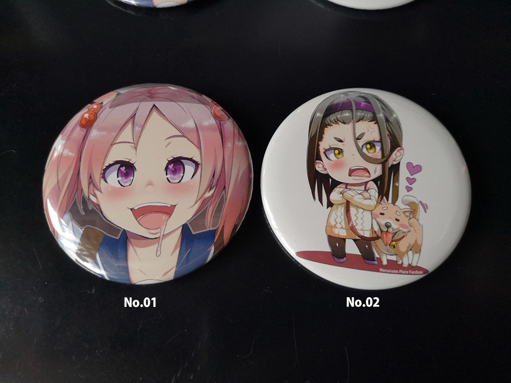 (在庫) 缶バッチ(ブリキver) 56mm