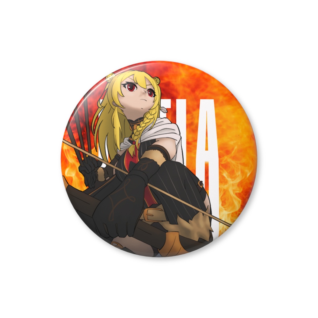 <<非公式>> カエラ・コヴァルスキア - アーチャー衣装(缶バッジ) \\ (Unofficial) Kaela Kovalskia - Archer Outfit (Can Badge)