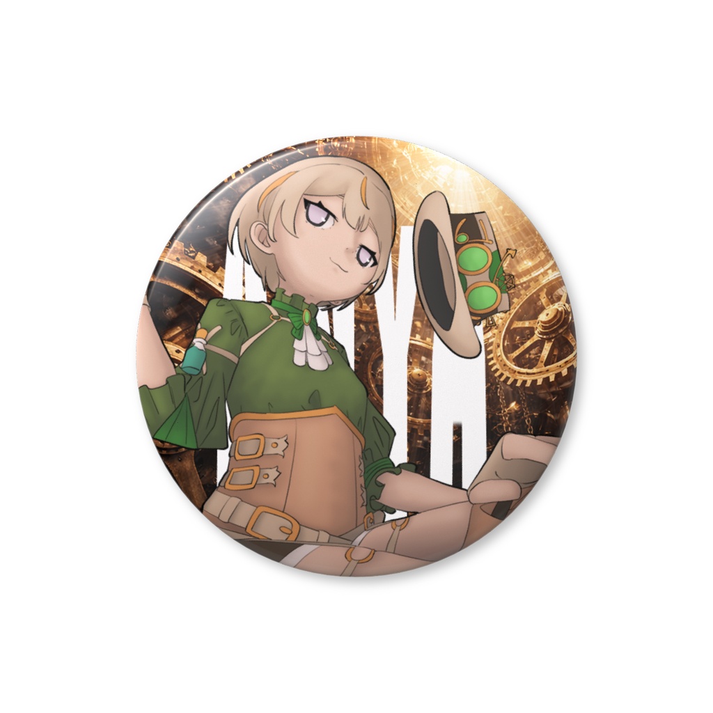 <<非公式>> アーニャ・メルフィッサ - スチームパンク(缶バッジ) // (Unofficial) Anya Melfissa - Steampunk (Can Badge)