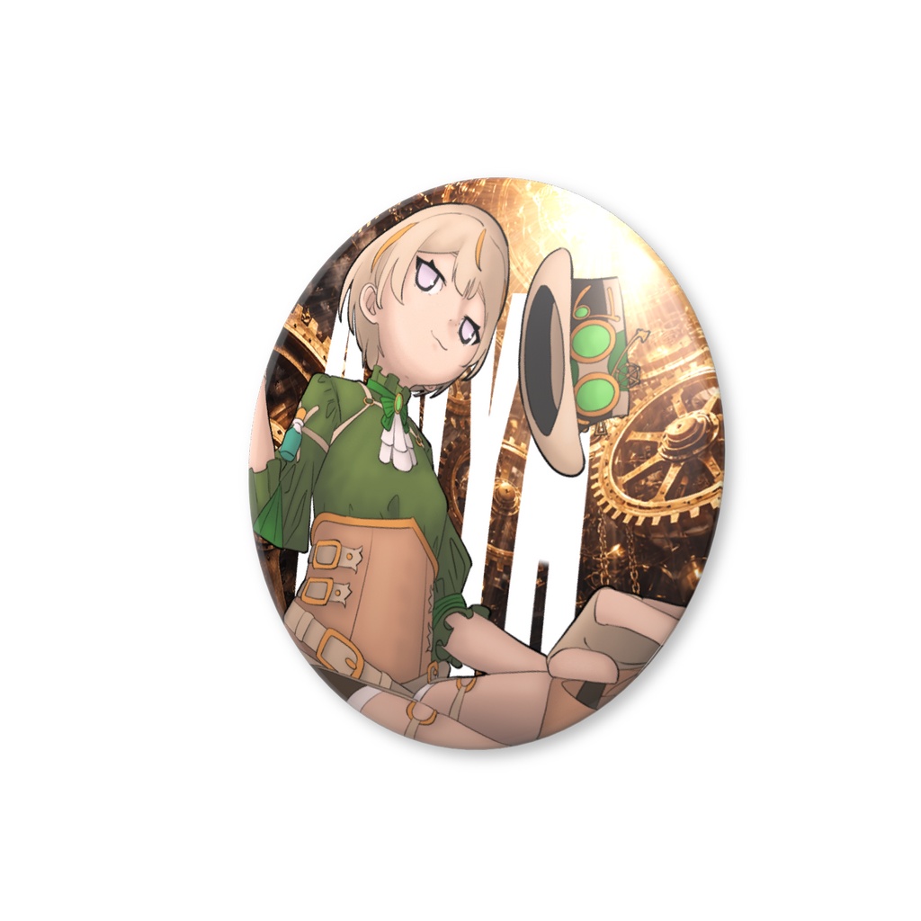 <<非公式>> アーニャ・メルフィッサ - スチームパンク(缶バッジ) // (Unofficial) Anya Melfissa - Steampunk (Can Badge)