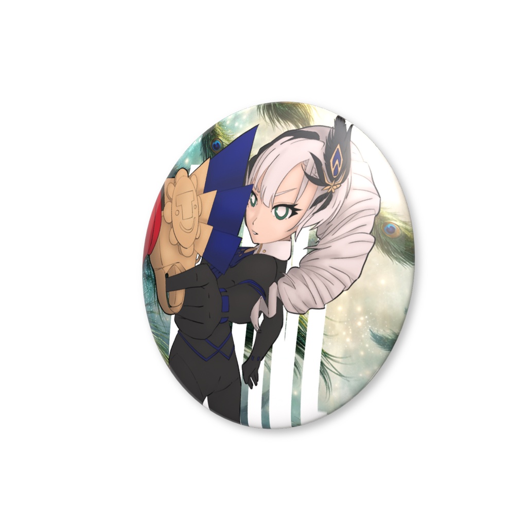 <<非公式>> パヴォリア・レイネ - シュート(缶バッジ) // (Unofficial) Pavolia Reine - Shoot (Can Badge)