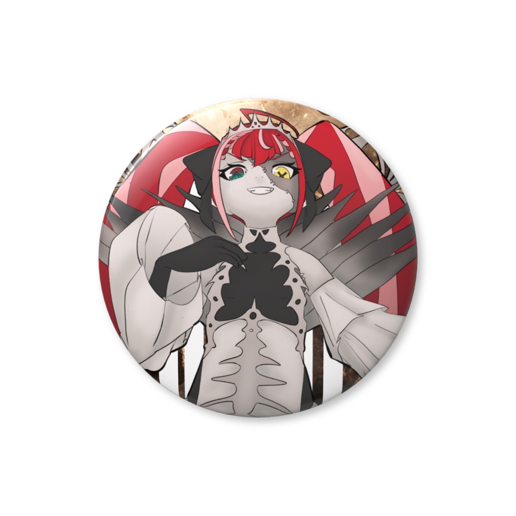 <<非公式>> クレイジー・オリー -  ゾンビ・クイーン（缶バッジ） // (Unofficial) Kureiji Ollie - Zombie Queen (Can Badge)