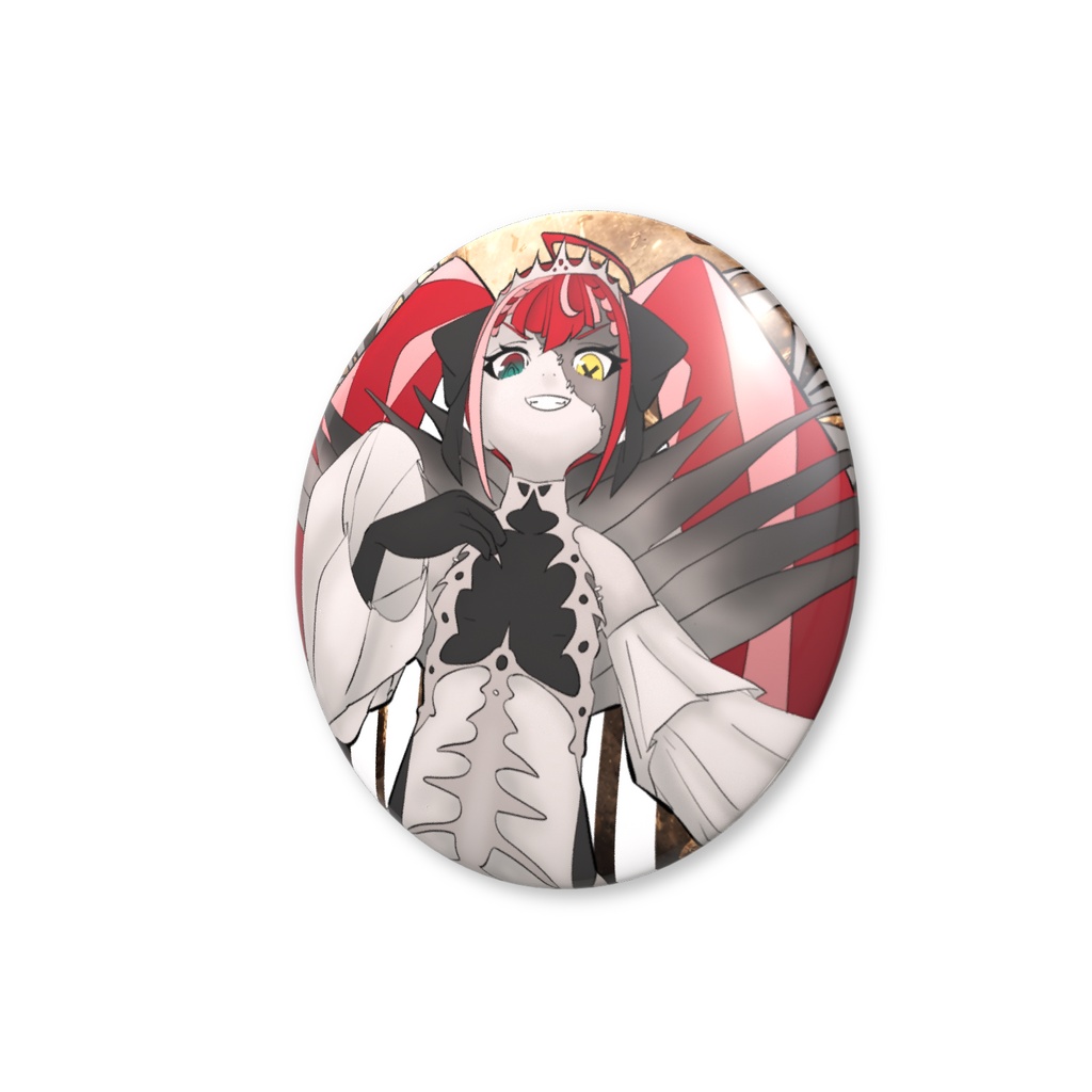 <<非公式>> クレイジー・オリー - ゾンビ・クイーン(缶バッジ) // (Unofficial) Kureiji Ollie - Zombie Queen (Can Badge)