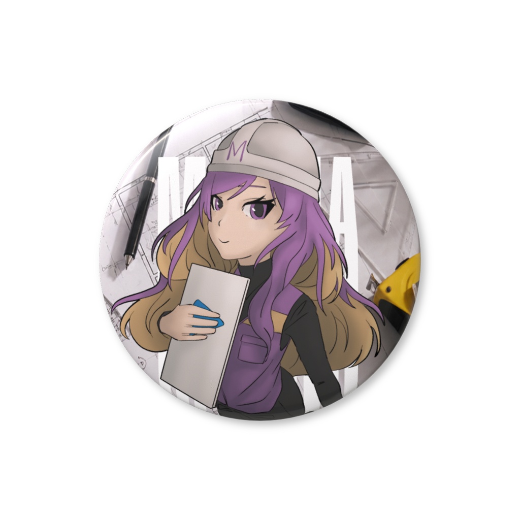 <<非公式>> ムーナ・ホシノヴァ -  フォアマン（缶バッジ） // (Unofficial) Moona Hoshinova - Mandor (Can Badge)