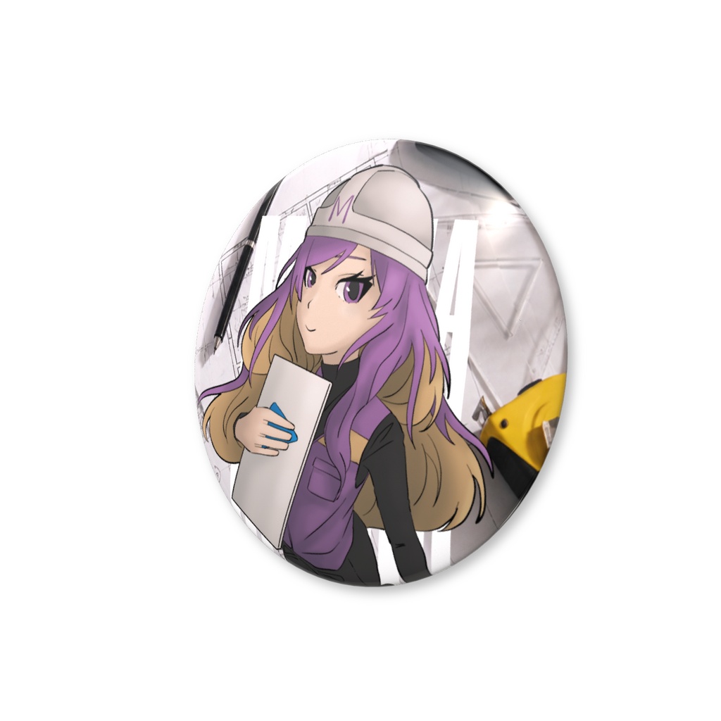 <<非公式>> ムーナ・ホシノヴァ - フォアマン(缶バッジ) // (Unofficial) Moona Hoshinova - Mandor (Can Badge)