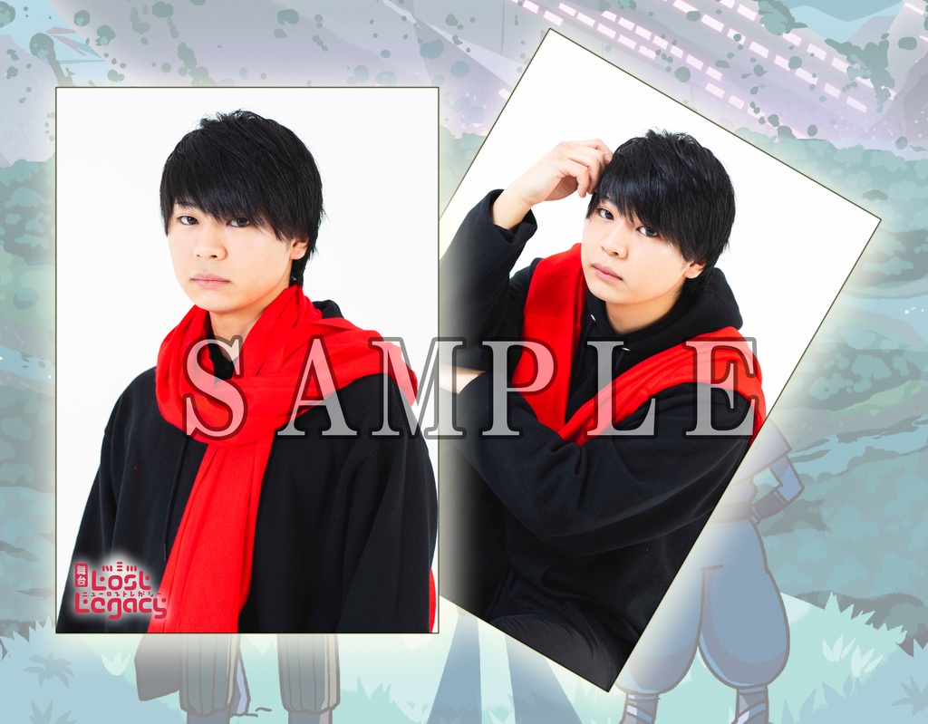 ブロマイド「剣士ヨシツネ／松岡拓弥」Aセット