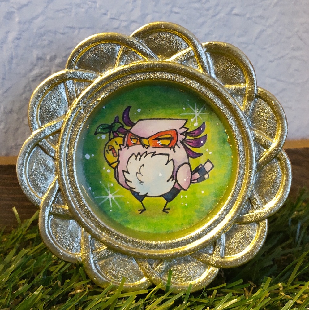 ミニ原画「ぷちヘビクイワシ」