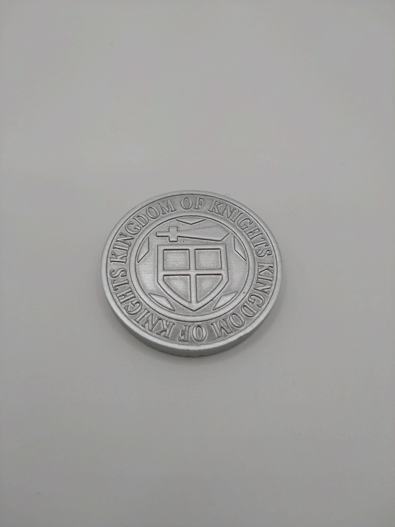 騎士の王国 国王発行銀貨 額面5