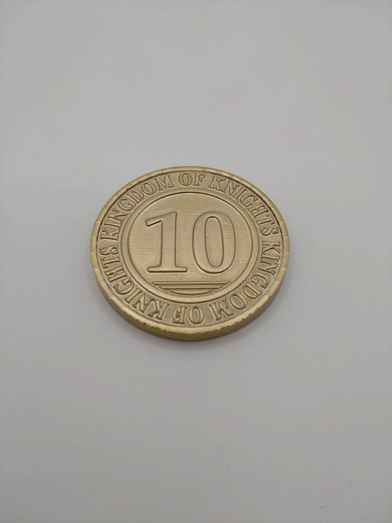 騎士の王国 国王発行金貨 額面10