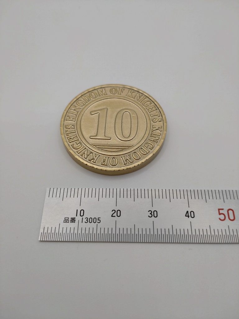 騎士の王国 国王発行金貨 額面10