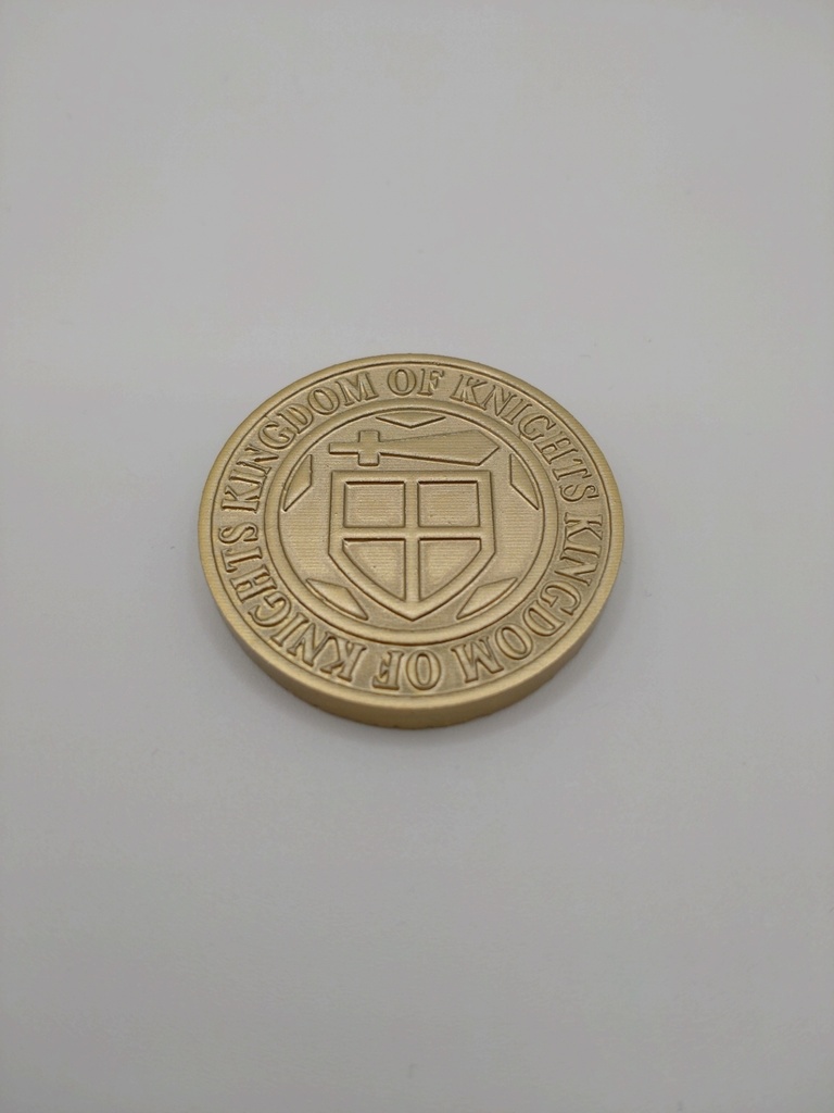 騎士の王国 国王発行金貨 額面10