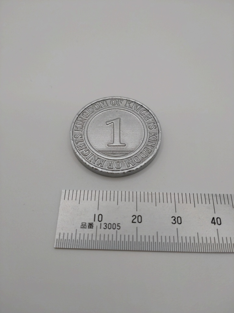 騎士の王国 国王発行銀貨 額面1(小サイズ)