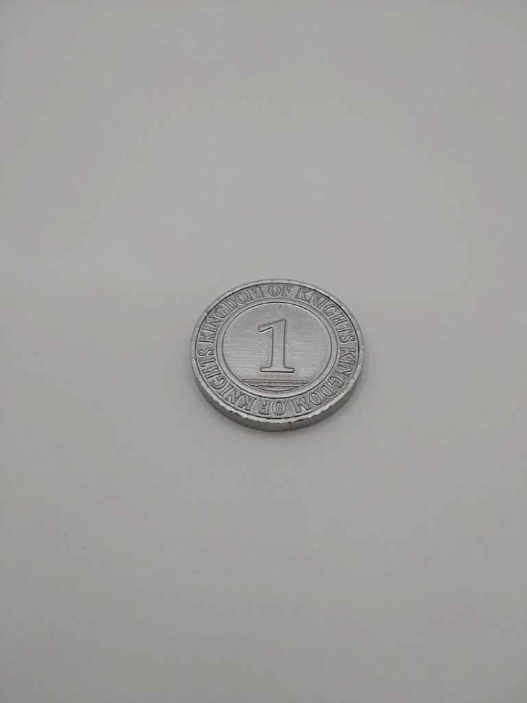 騎士の王国 国王発行銀貨 額面1(小サイズ)