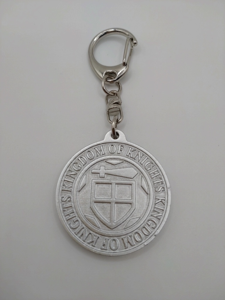 空想の国の銀貨キーホルダー