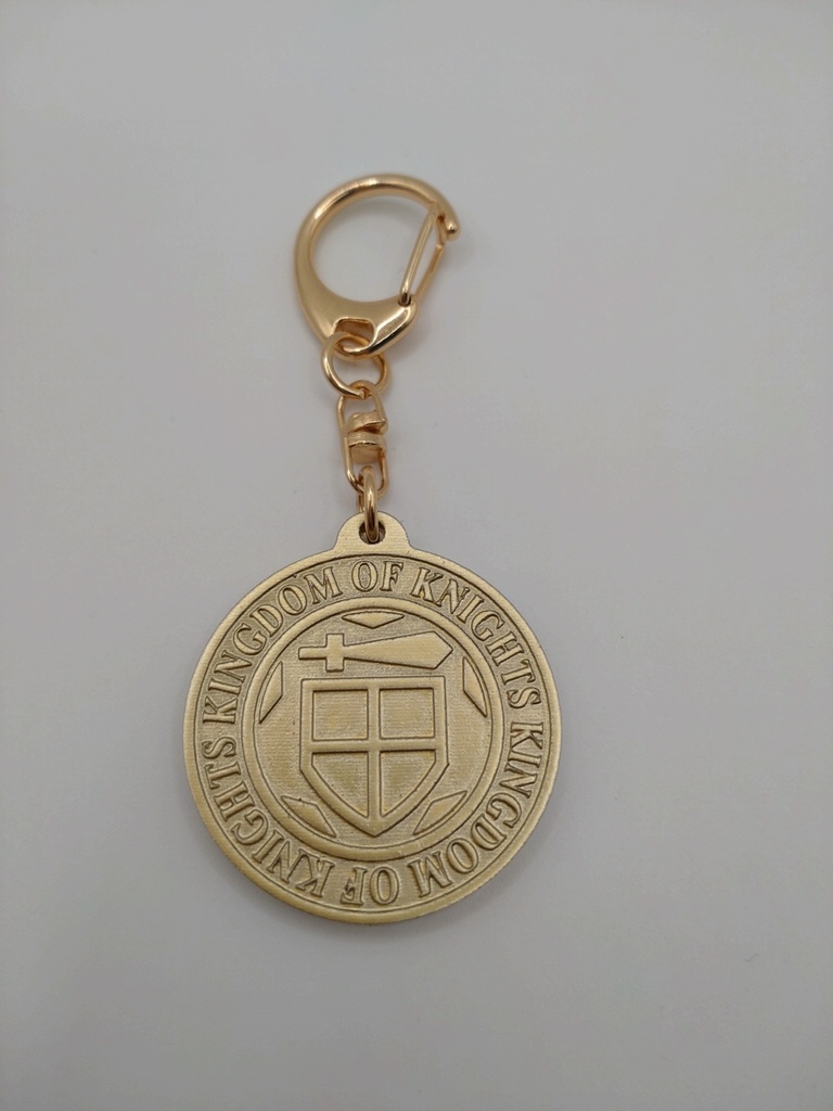 空想の国の金貨キーホルダー