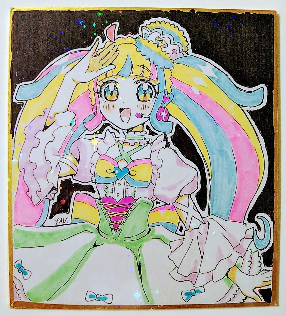 だいあぱんwebオンリー用ミニ色紙