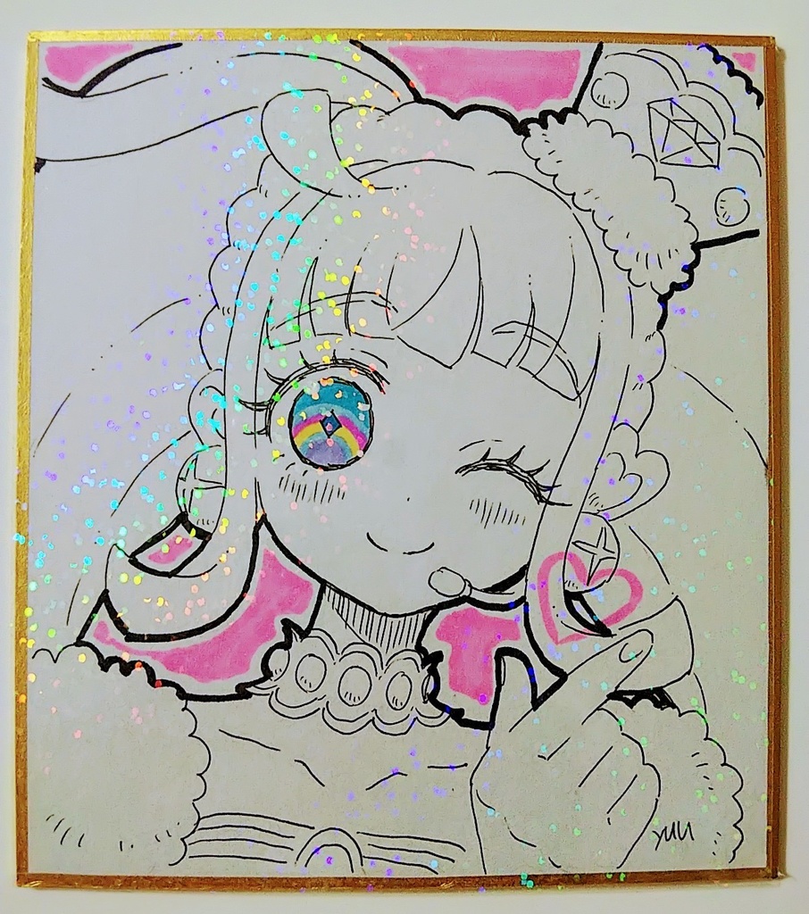 だいあぱんwebオンリー用ミニ色紙