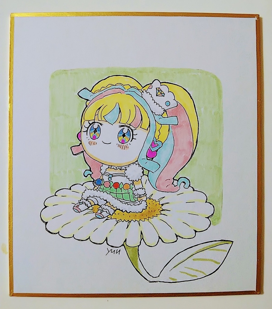 だいあぱんwebオンリー用ミニ色紙