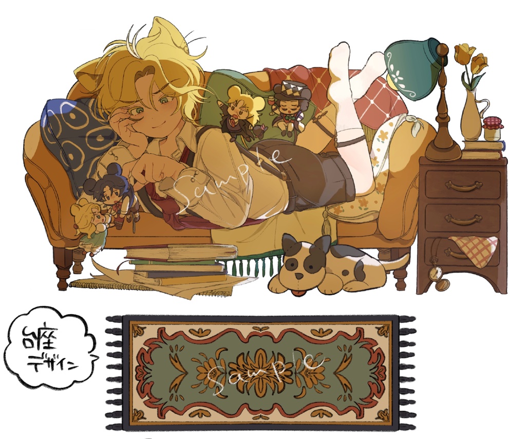 【非公式】にゃんとむブラッド ジオラマ風スタンド