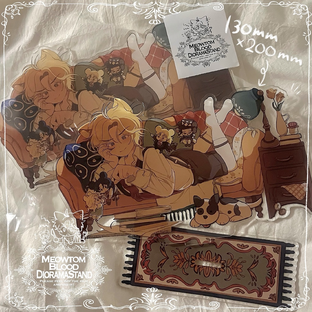 【非公式】にゃんとむブラッド ジオラマ風スタンド