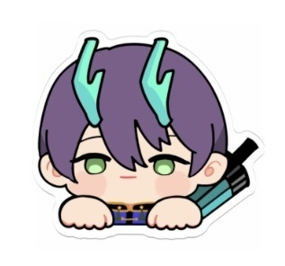 四神みまもりクリップ　青龍(剣持刀也)