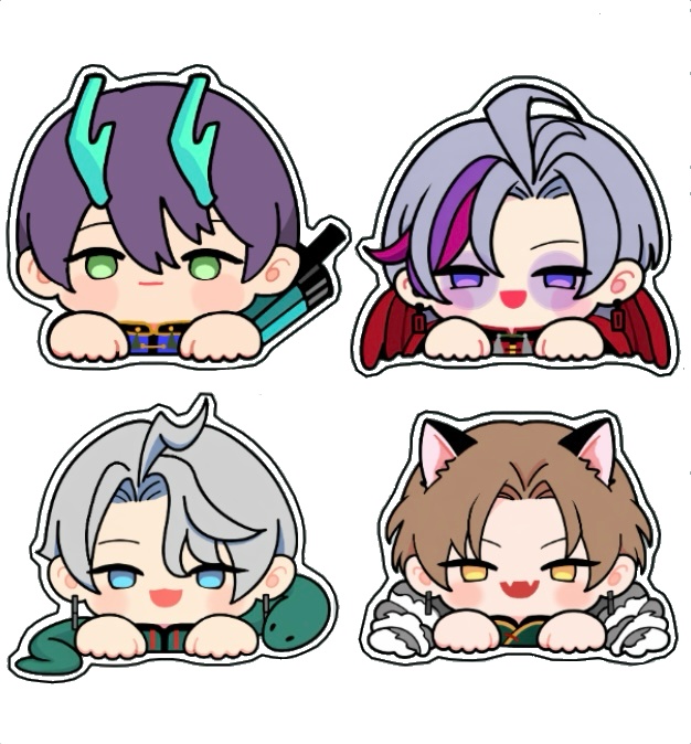 四神みまもりクリップコンプリートセット