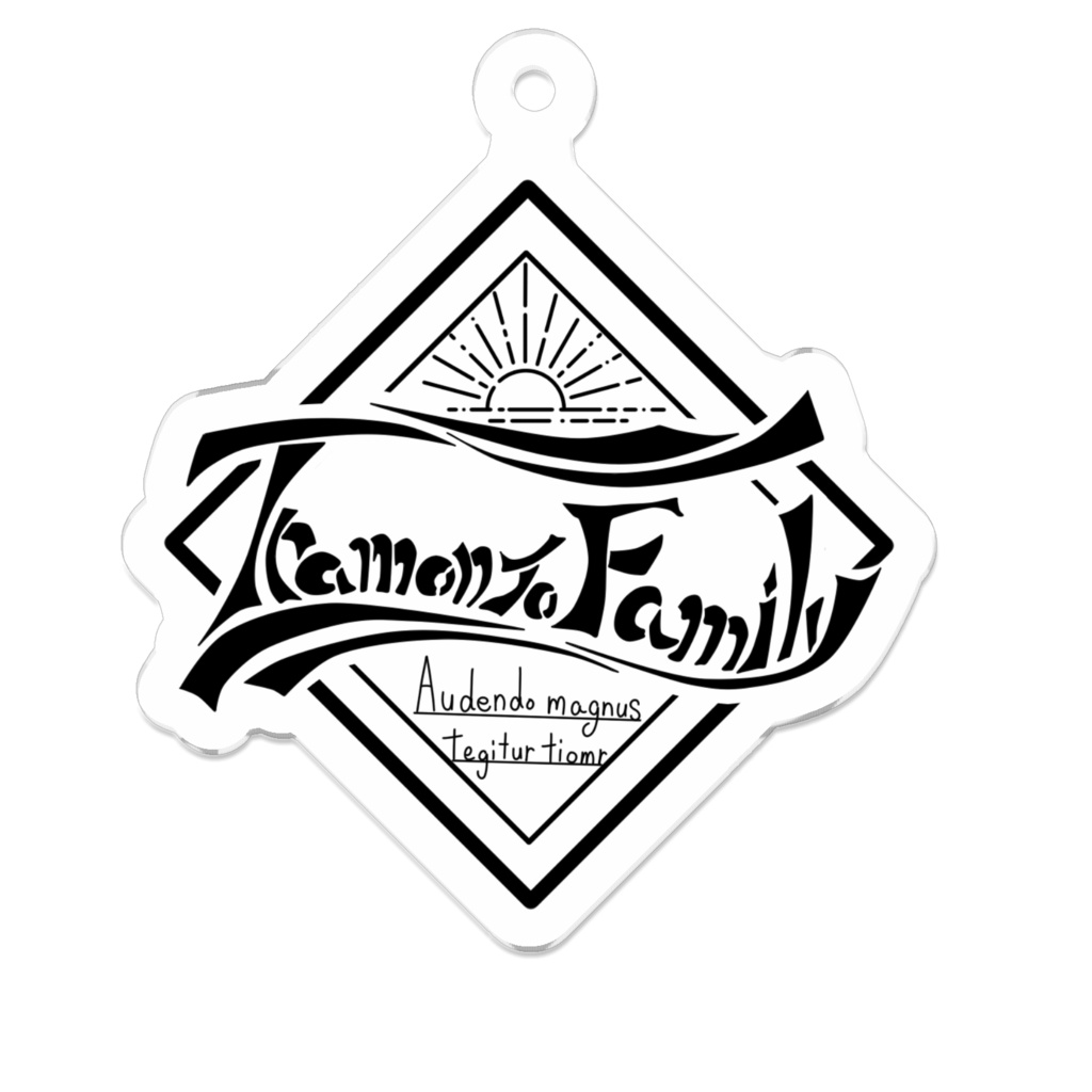 Tramont Family Logo アクリルキーホルダー(コーティング)