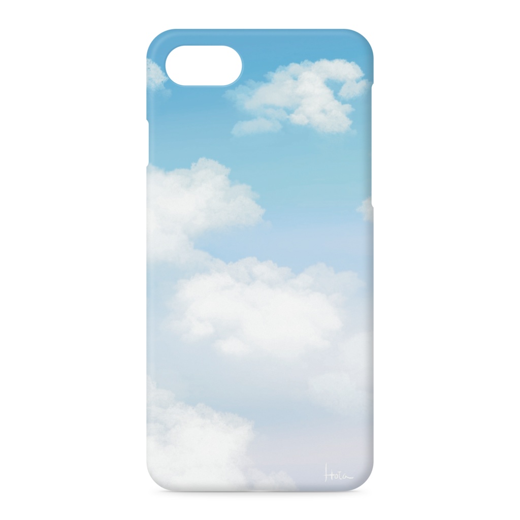 Refreshing blue sky iPhoneケース