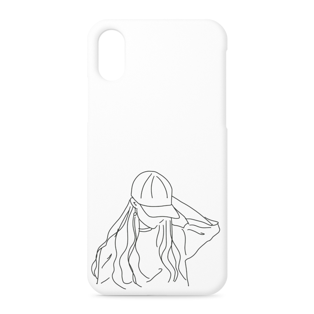 iPhoneケース【キャップgirl】