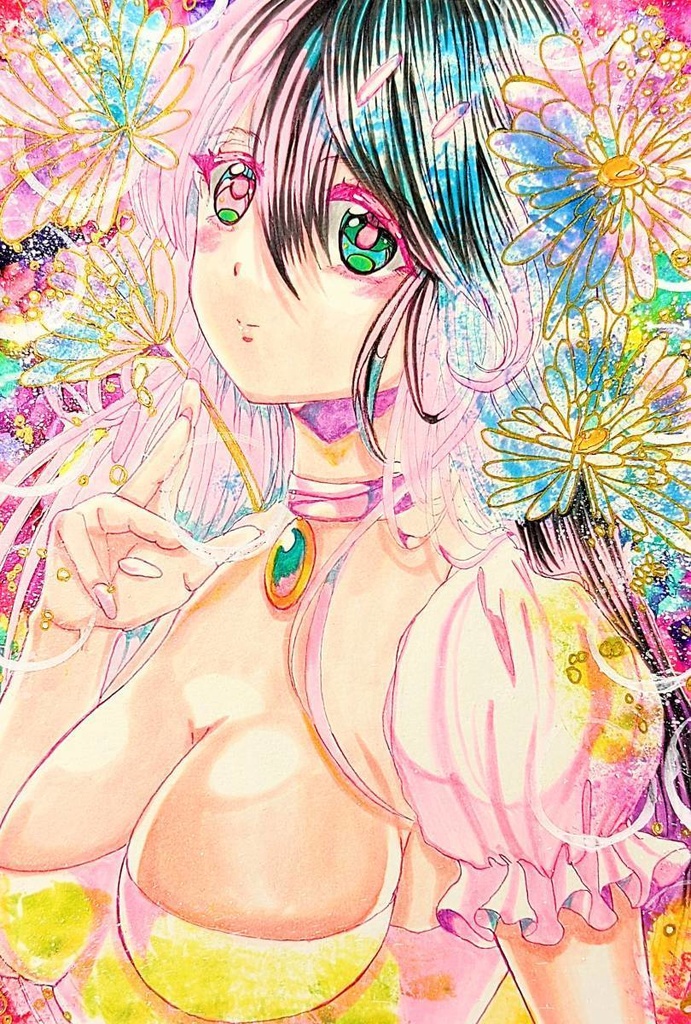 簡易リクエストCommissionA4サイズ。