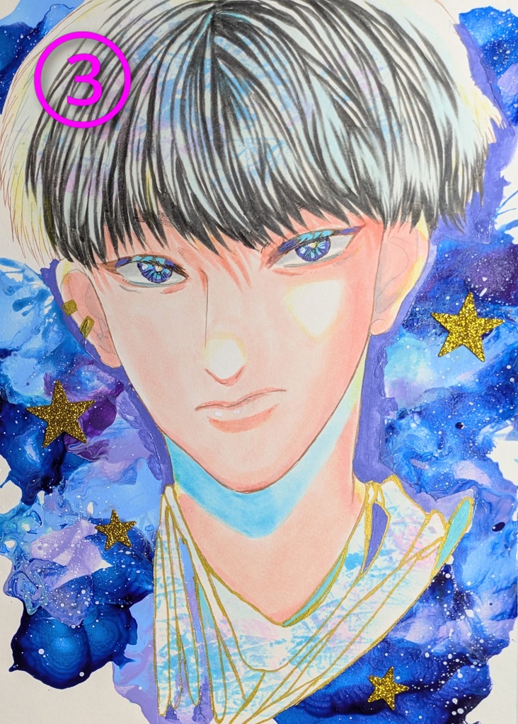 創作男子イラスト ①〜⑪