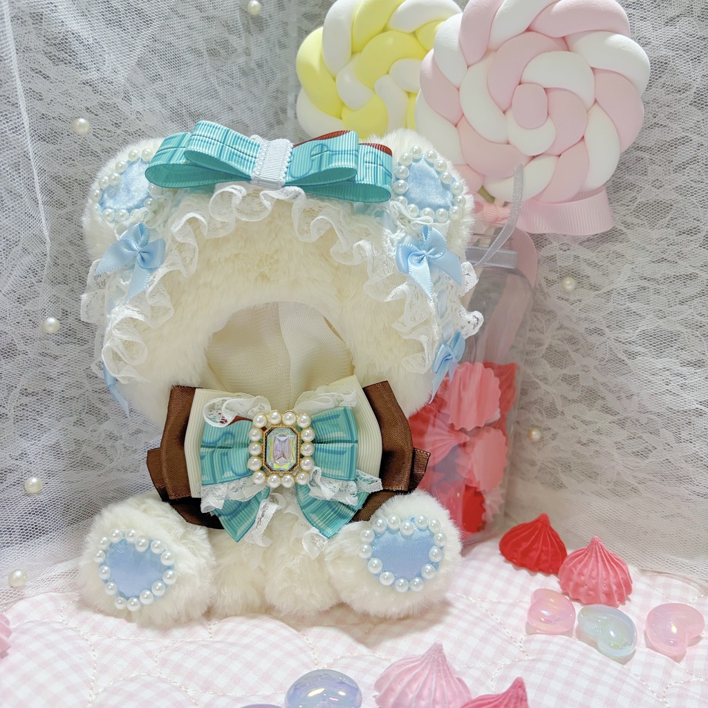 おすわりくまちゃんぬいぐるみ服