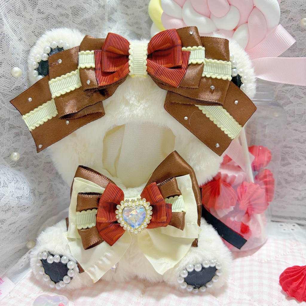 おすわりくまちゃんぬいぐるみ服