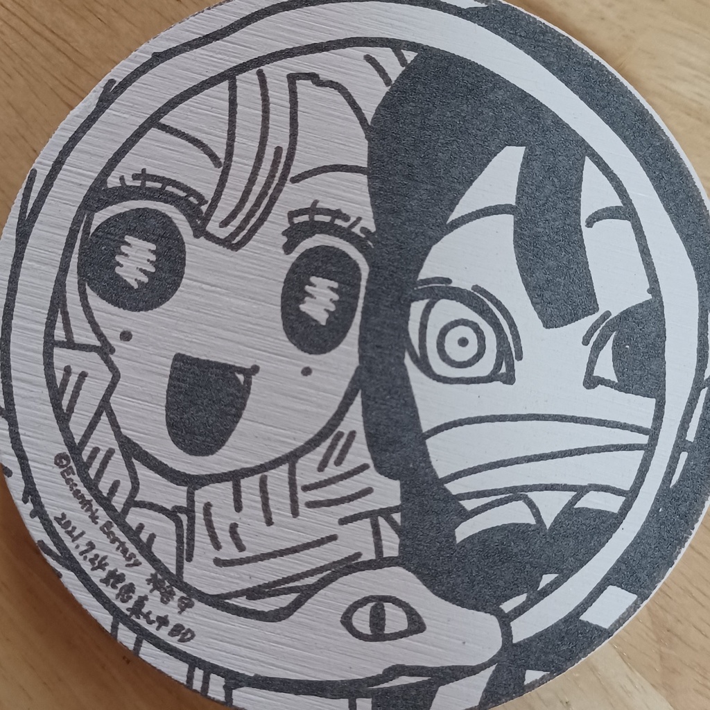 珪藻土コースター(おばみつ)