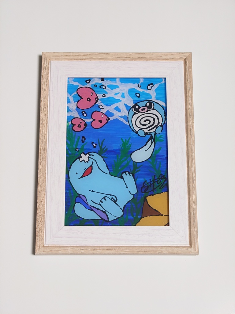 アクリルアート　水中