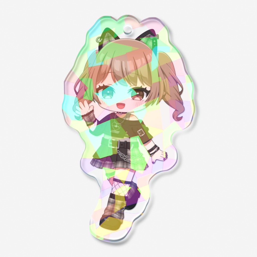 雪灯こはる ホログラムアクリルキーホルダー