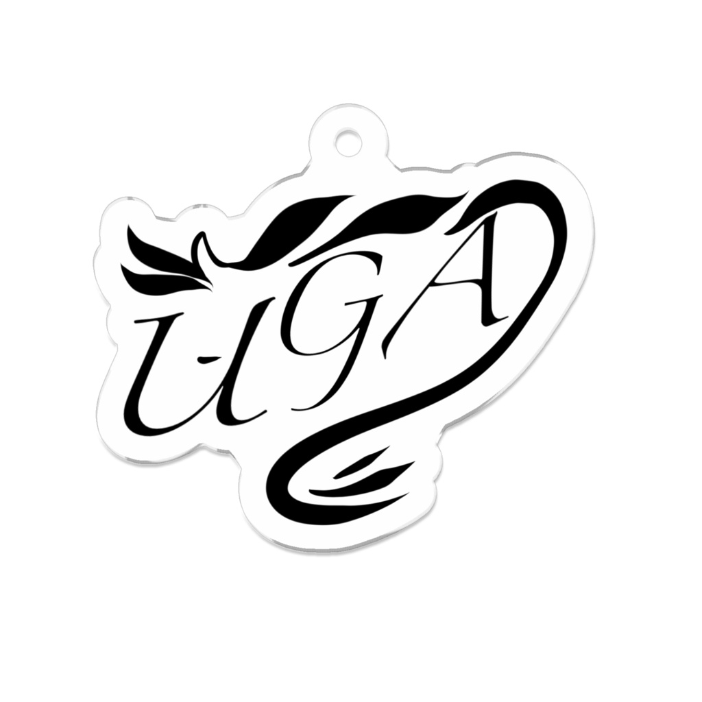 U-GA ロゴアクリルキーホルダー