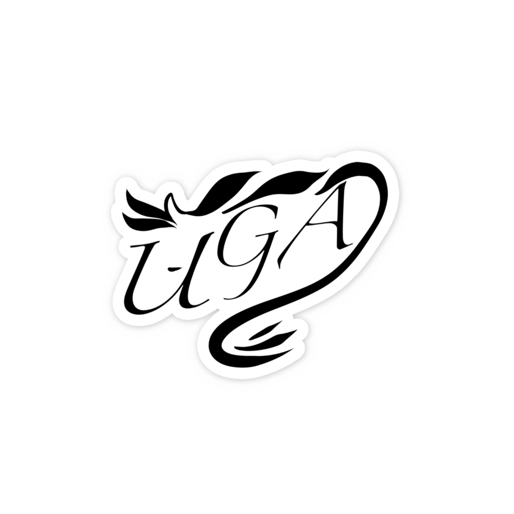 U-GA ロゴステッカー
