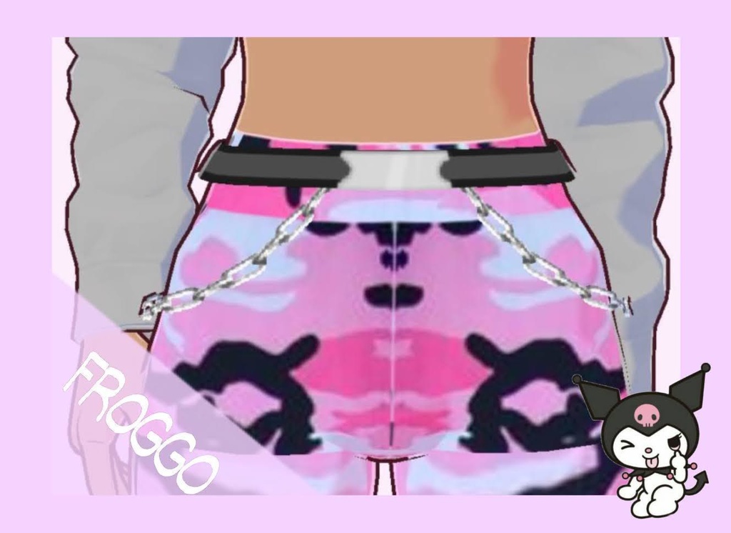 Belt with Chains for VRoid