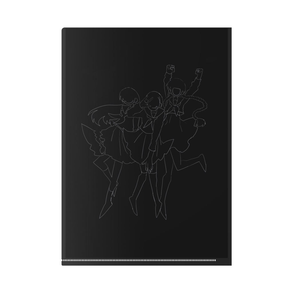 はっちゃけ女子のクリアファイル